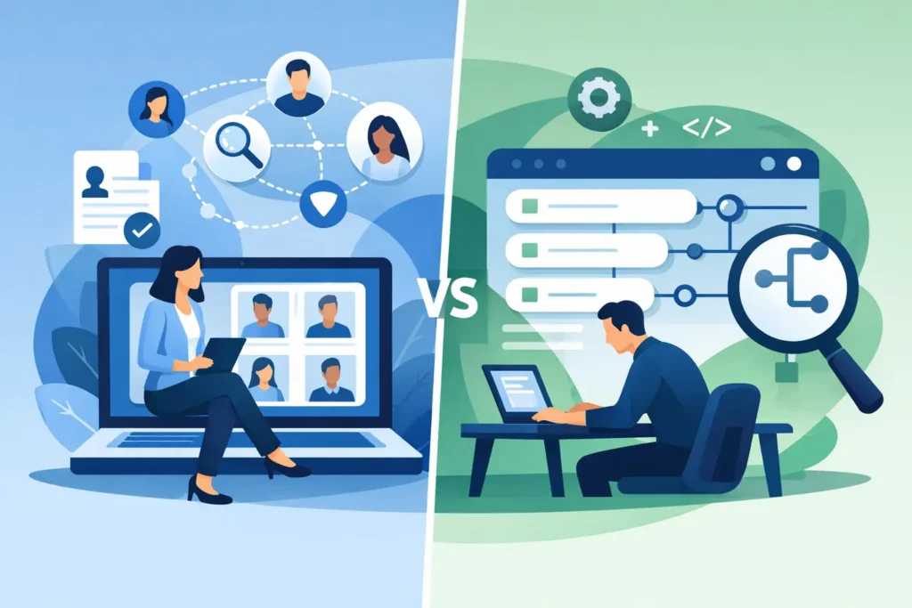LinkedIn Sourcing Versus Boolean Search Compared